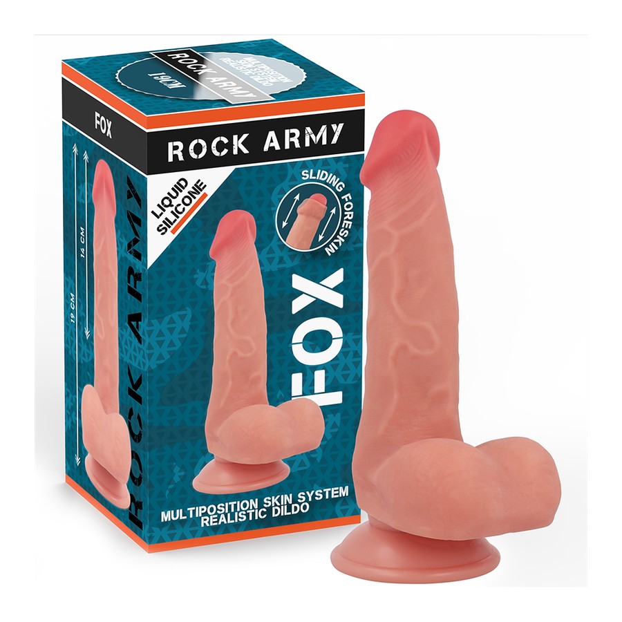 ROCKARMY - LIQUID SILICONE FOX 19 CM -O- 3.2 CM